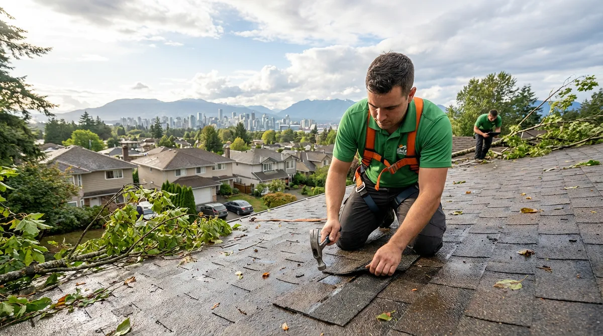 Storm Damage Roof Repair - What Burnaby Homeowners Should Know