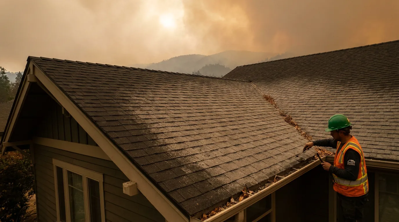 Wildfire Smoke, Ash and Embers: Protecting Your Roof in Fire Season